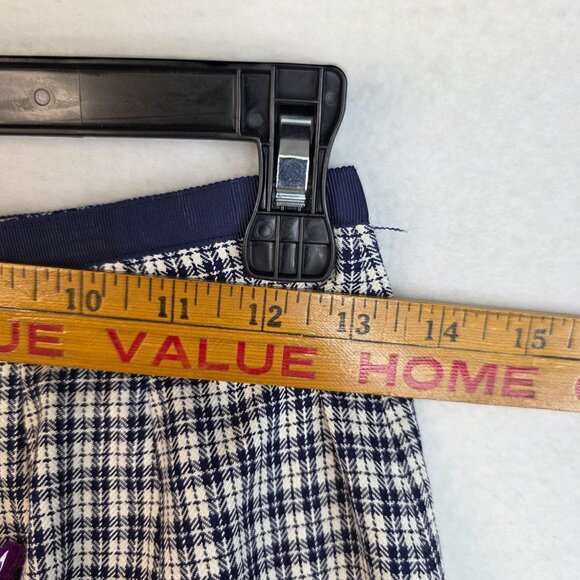 Susan Bristol Vintage Plaid Skirt Size 8 A-Line Classic Preppy Mod Careerchic - Picture 7 of 8